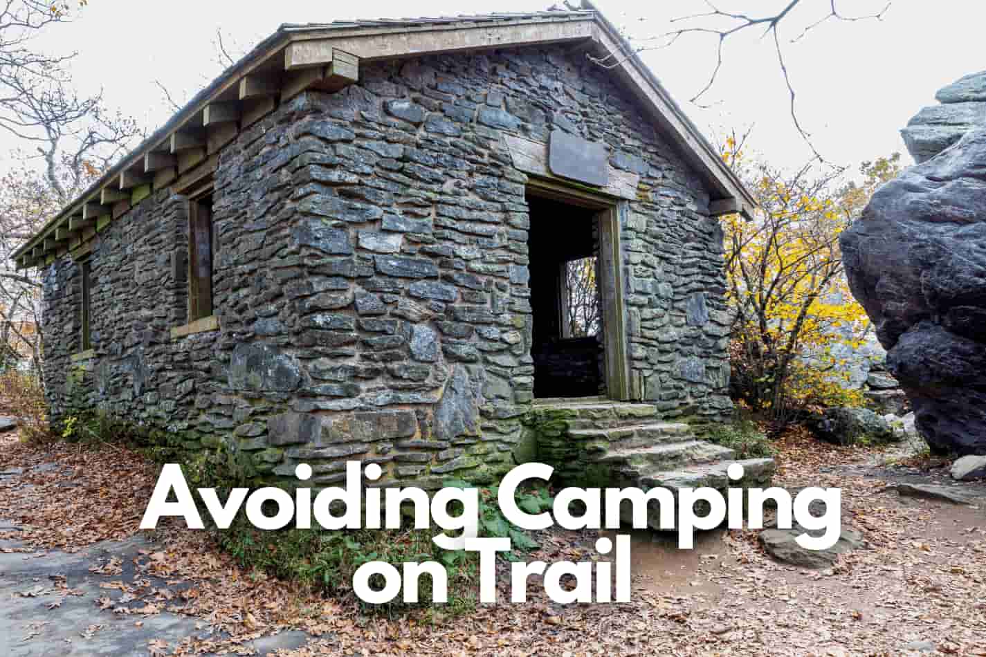 blood mountain shelter discussing if you can you hike the appalachian trail without camping