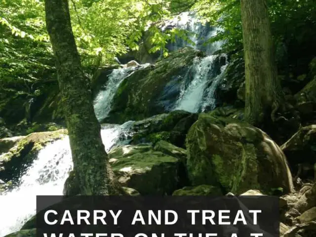 how do you carry water on the Appalachian Trail for pinterest