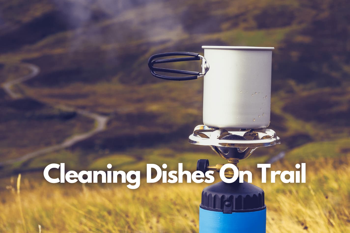 how to wash dishes while backpacking