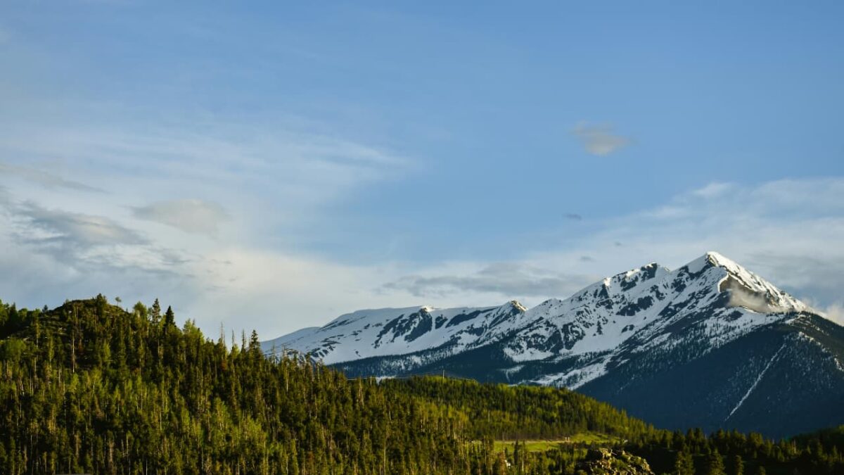 Colorado Rocky Mountains with Snow-Capped Peaks