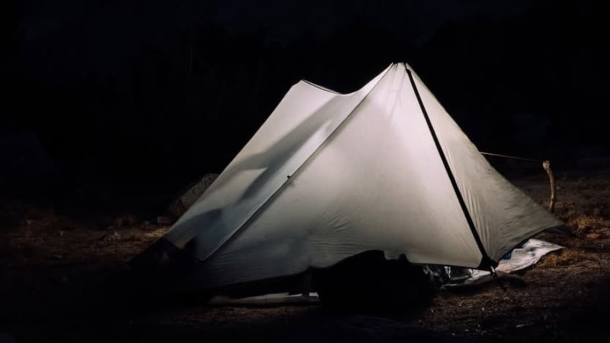 Gossamer Gear The Two Setup At Night